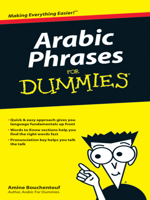 Title details for Arabic Phrases For Dummies® by Amine Bouchentouf - Available